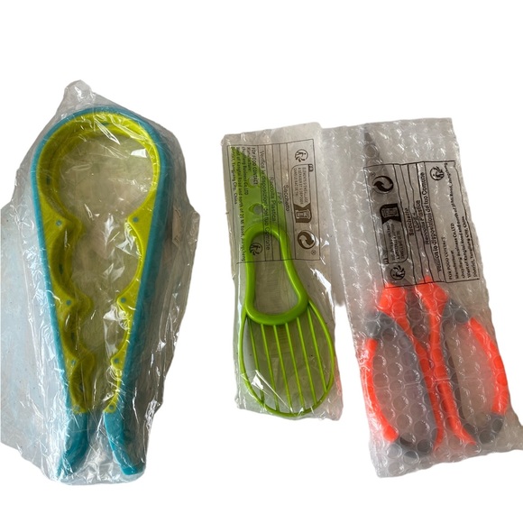 3-pc kitchen tools kitchen scissor, bottle/can opener & avocado cutter NEW - Picture 7 of 7